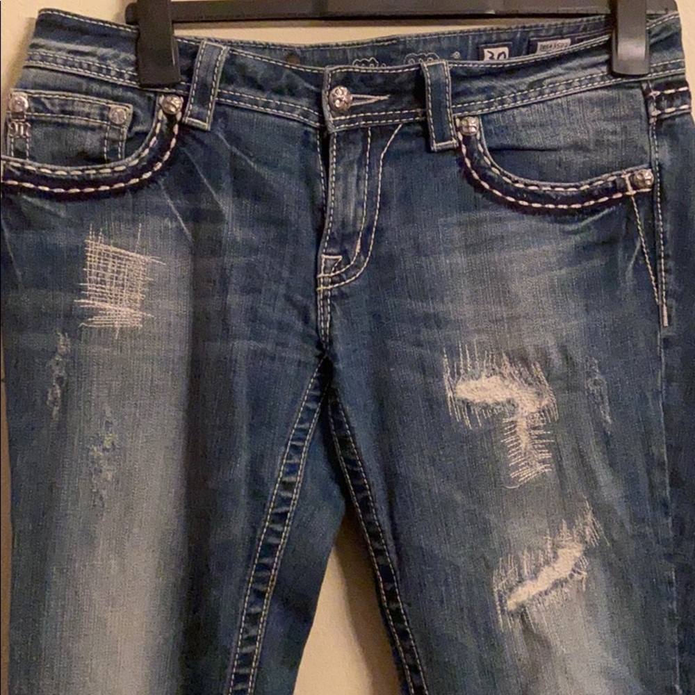Miss Me Crop/Ankle Jeans Size 30